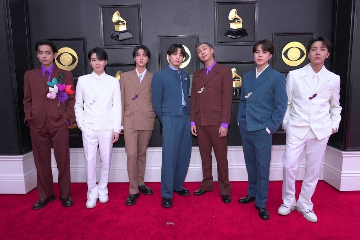 BTS takes the Grammy Awards 2022 stage to perform their song “BUTTER” - The  Statesman