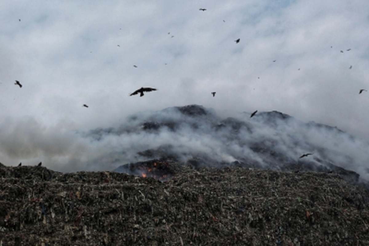 Over 42 hrs on, Delhi’s ‘Garbage mountain’ still burning