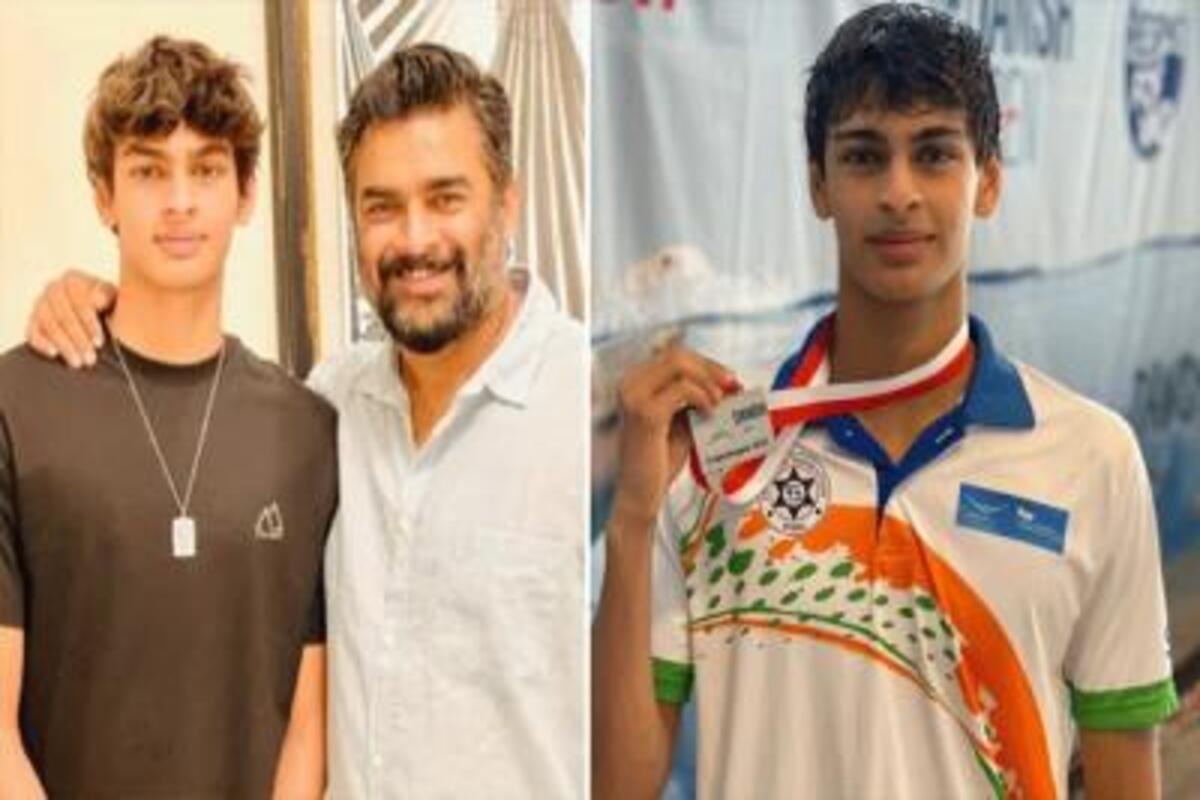 R. Madhavan is a proud dad as his son bags silver at Danish Open swimming meet