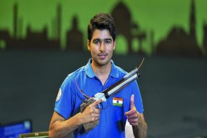 Saurabh Chaudhary bags three gold medals in National shooting trials