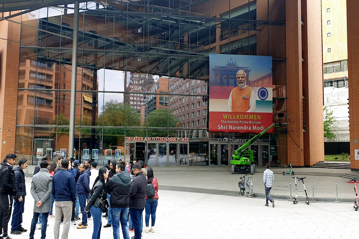 PM Narendra Modi gets rousing welcome from Indian diaspora in Berlin
