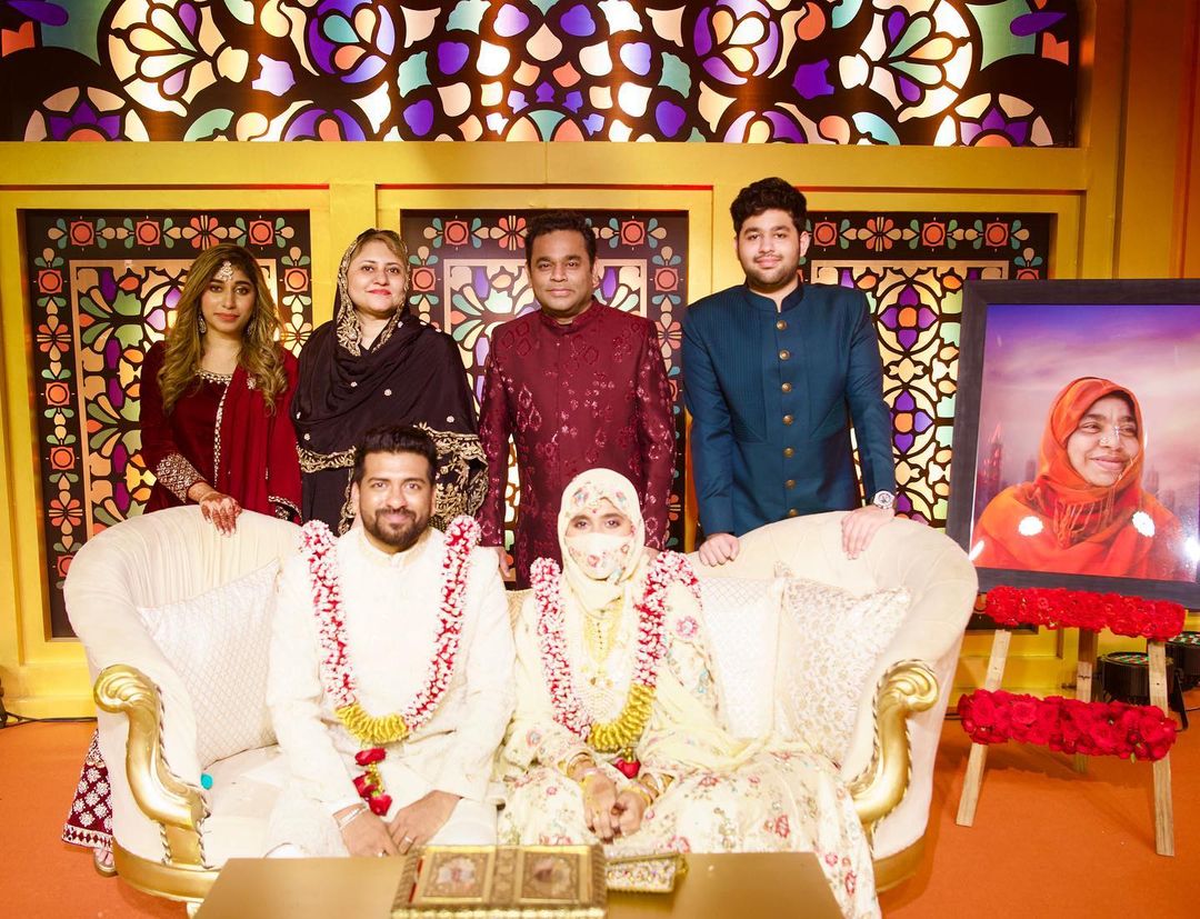 Wedding Pics of AR Rahman’s daughter shared on Instagram
