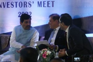 Shahnawaz Hussain@Bihar Investors Meet-2022 in the capital on Thursday
