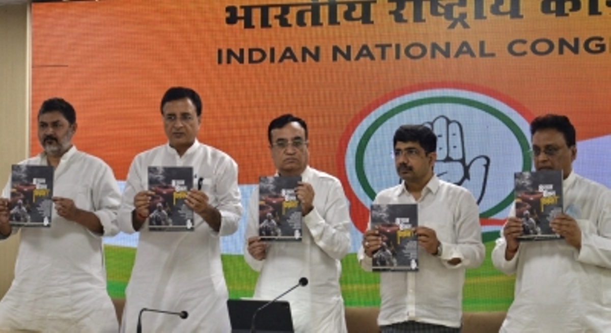 Congress releases booklet on Modi govt, ‘Eight years, eight bluffs’
