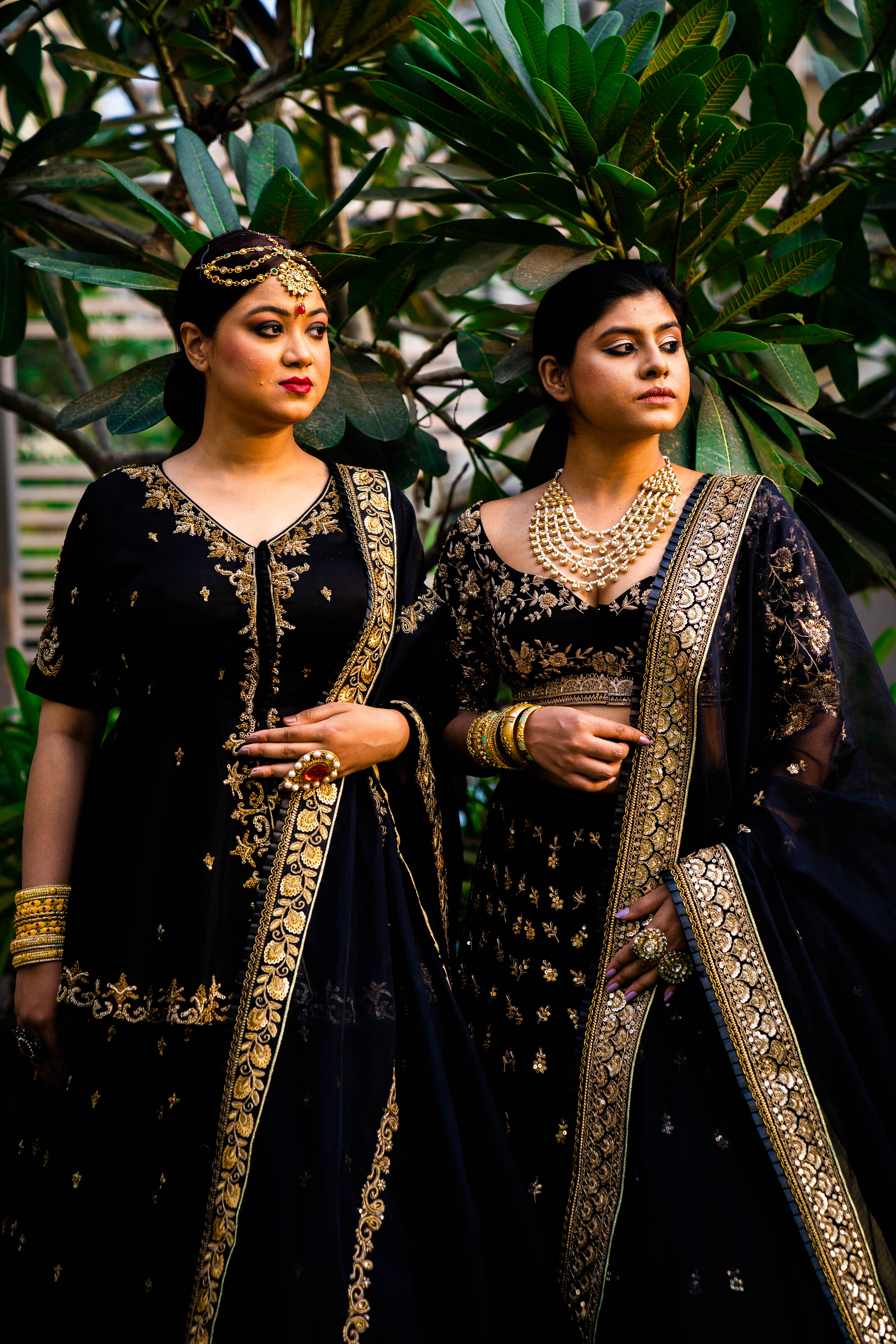 An Exclusive All-Black Bridal Wear
