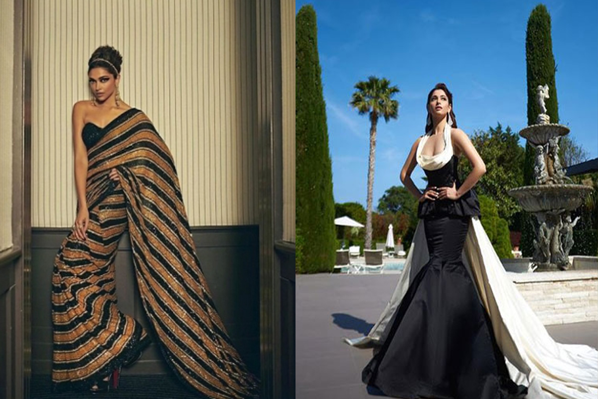 Deepika Padukone and Tamannaah Bhatia walks Cannes red carpet; Pics