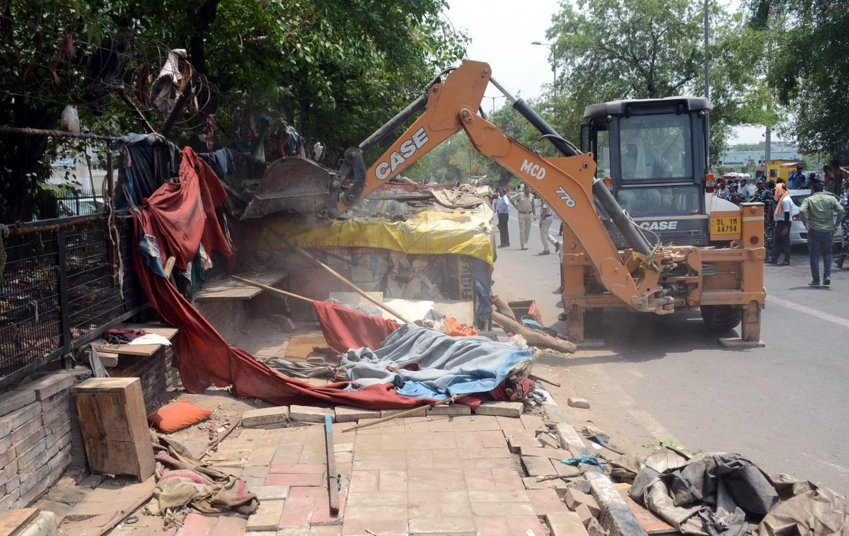 Bulldozers roll in Delhi’s Madanpur Khadar; MLA Amanatullah detained