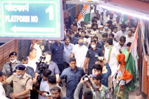 Congress leader Rahul Gandhi arrives in Udaipur to attend Chintan Shivir