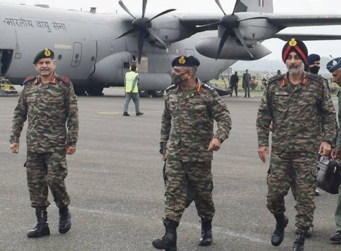 Army Chief Manoj Pande in Srinagar to review security