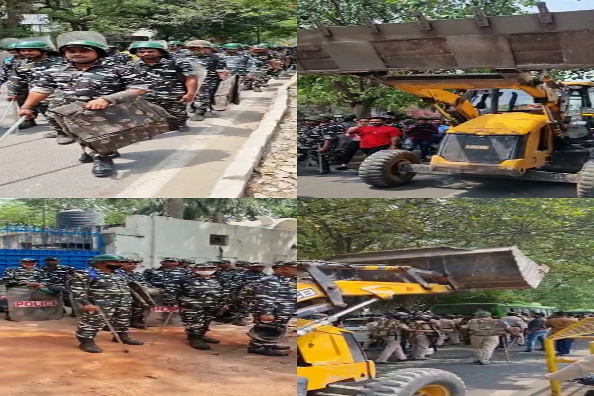 MCD holds demolition drive in Mangolpuri & New Friends Colony