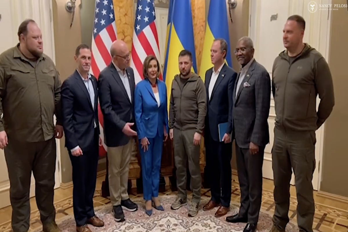 US House Speaker Pelosi meets Zelensky to send ‘resounding message to the world’