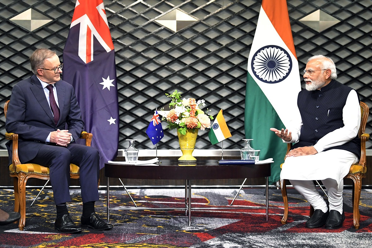 Modi meets new Australian PM
