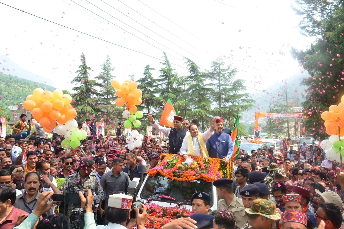 Unparalleled development in Himachal due double engine govt: Nadda