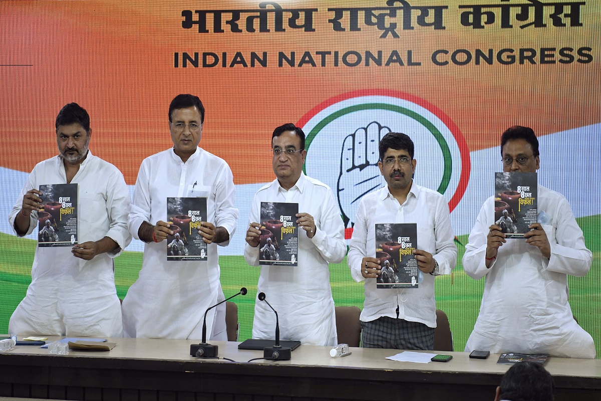Cong releases booklet on Modi govt’s ‘Eight years, eight bluffs’