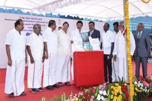 Stalin flags off first consignment of relief materials to Sri Lanka