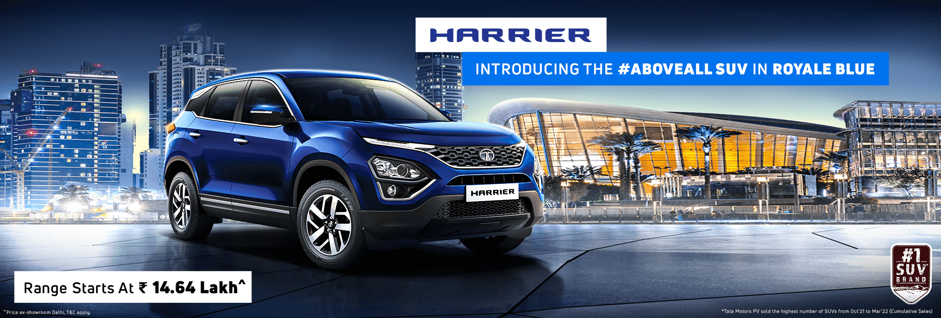 Seven colors of Tata Harrier
