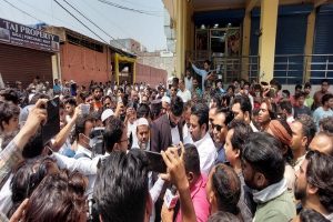 Protest begins in Madanpur Khadar during MCD’s demolition drive