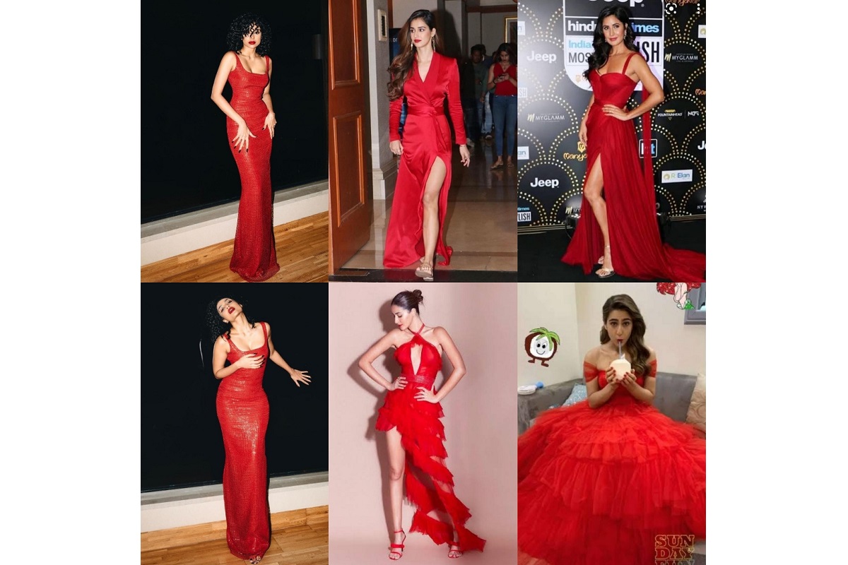 From Ananya to Disha, and Sobhita, these actresses have painted the town in red!