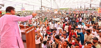 BJP holds ‘Hunkar Rally’ in Alwar against communal violence, temple demolition