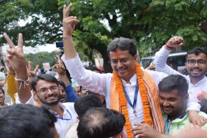 BJP bags 3 seats in Tripura bypolls, CM Manik Saha wins from Town Bordowali