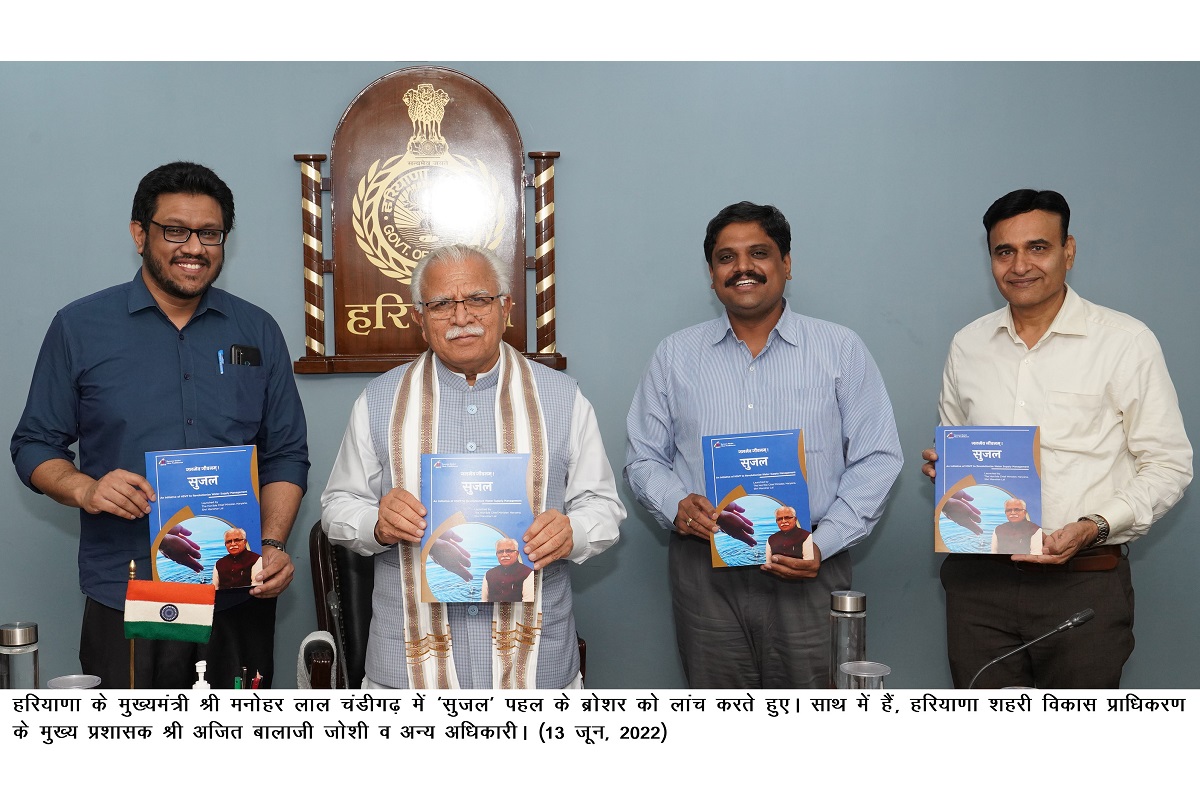Khattar launches ‘Sujal’ for water supply management