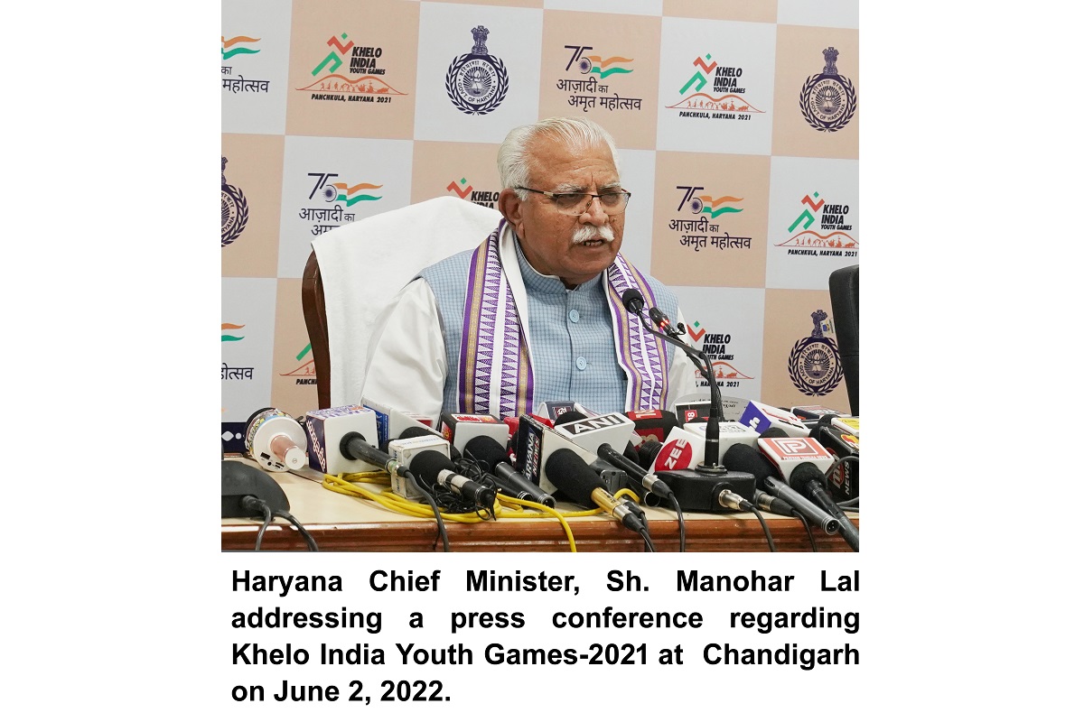 Haryana spent Rs 250 Cr for hosting Khelo India Youth Games-2021: Khattar