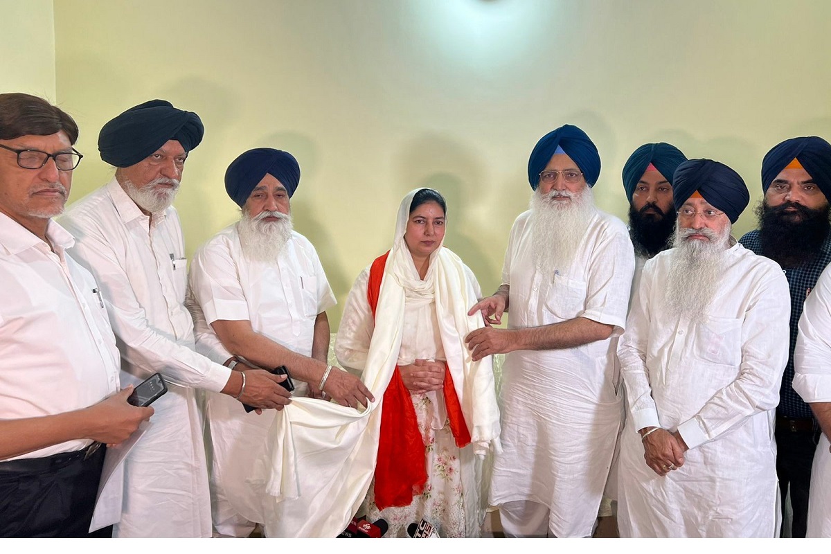 SAD fields Rajoana’s sister as joint panthic candidate for Sangrur bypoll