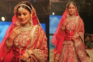 Shehnaaz Gill turns into bride for her ramp walk; dances to Sidhu Moose Wala’s songs