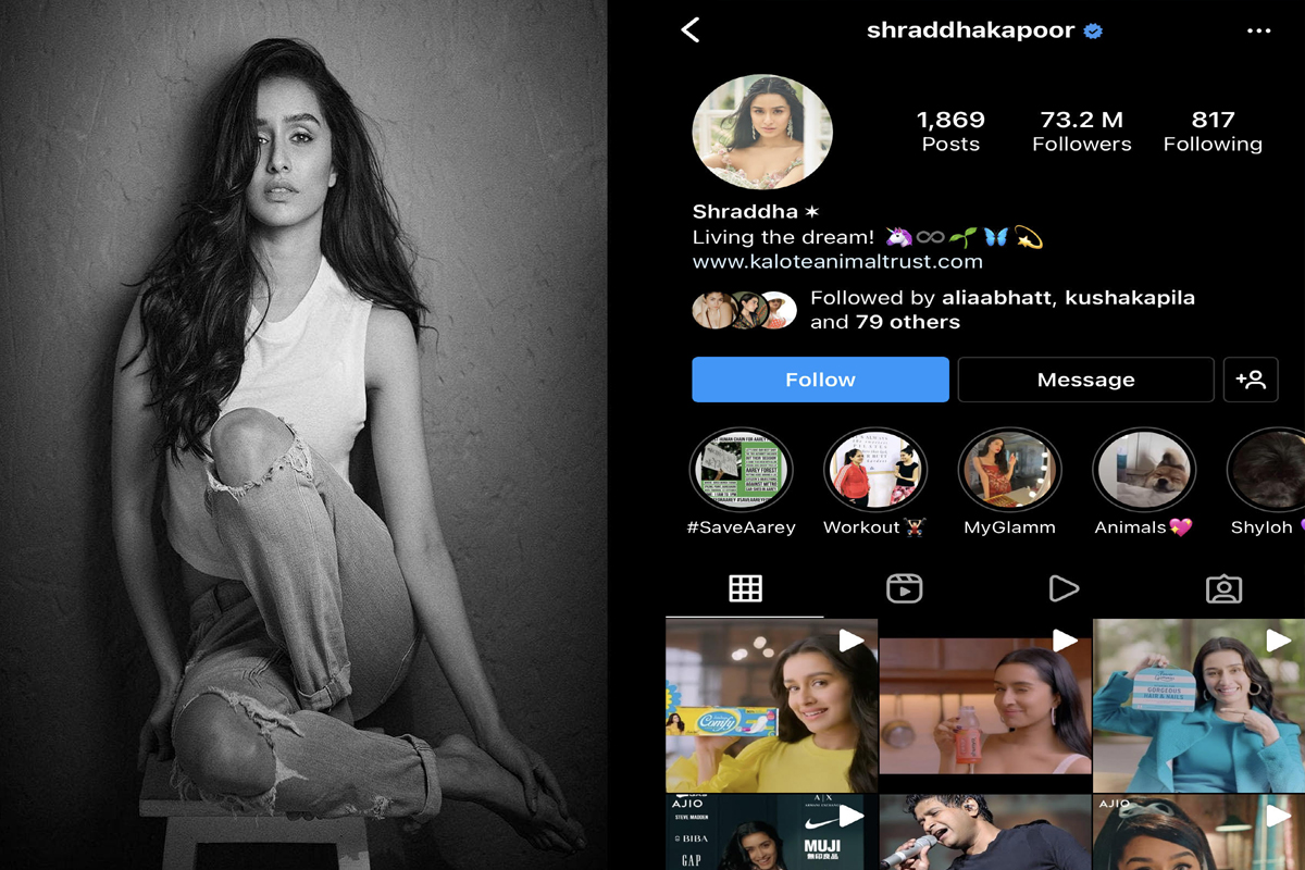 Social butterfly Shraddha Kapoor basks in the glory of fan following