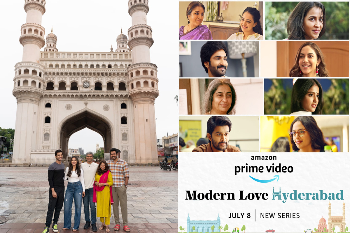 Nithya Menen indulges in Hyderabadi delicacies during Modern Love Hyderabad shoot