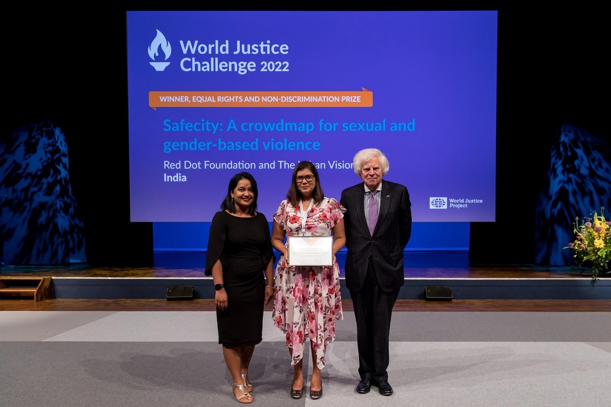 Indian app addressing gender-based violence wins World Justice Challenge