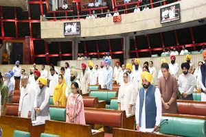 Punjab Assembly pays tribute to Sidhu Moosewala