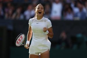 Wimbledon 2022: Unseeded Garcia knocks out Raducanu in second-round