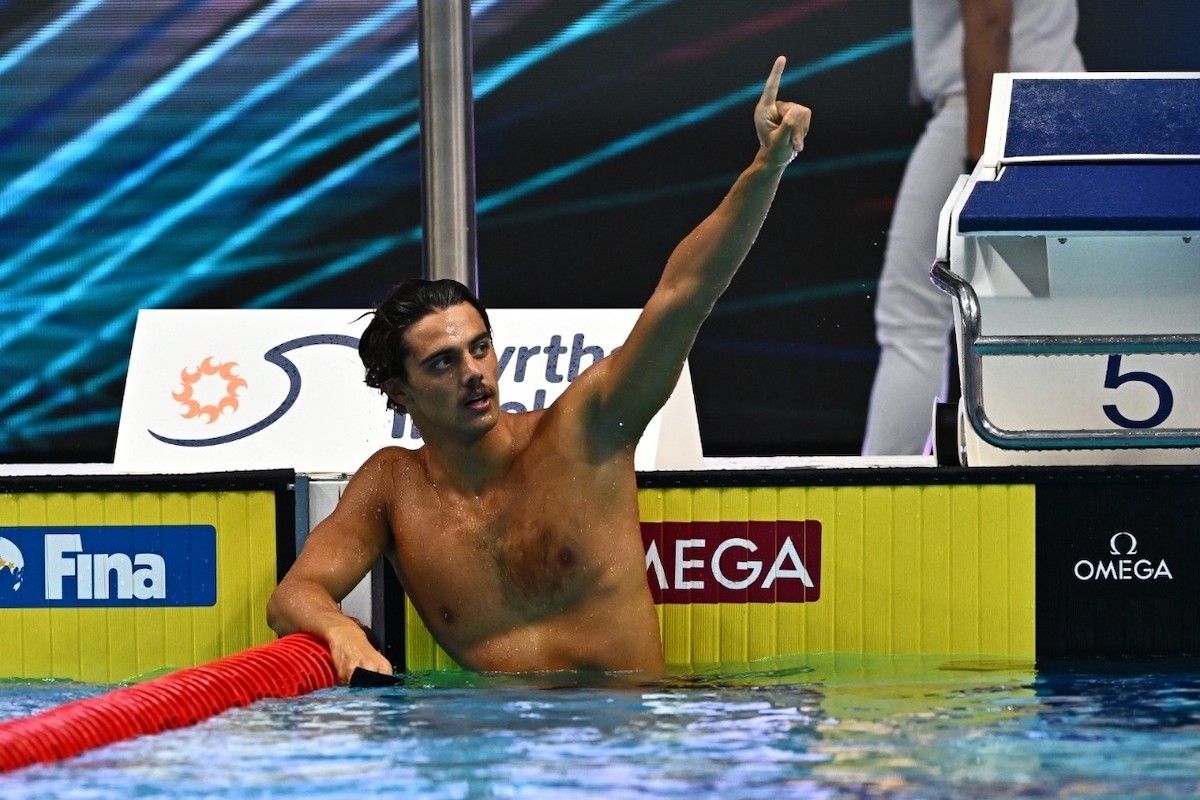 Italian Ceccon breaks world record on third day of FINA Worlds