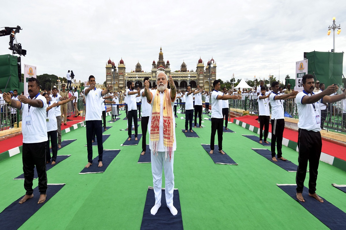 Yoga, Modi, celebrations