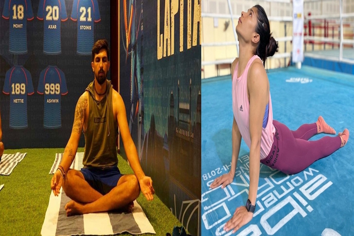 International Yoga Day, India, Ishant Sharma, Venkatesh Prasad, Nikhat Zareen,