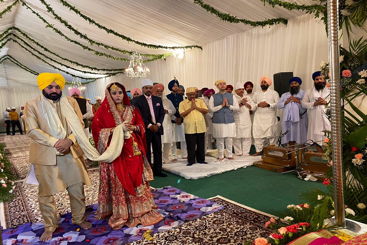 Bhagwant Mann's marriage ceremony concludes