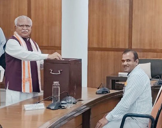 Presidential Poll: Khattar calls Murmu a great inspiration