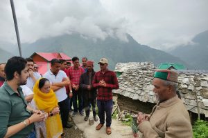 Mandi MP Pratibha Singh reaches out to the families of those killed in the recent bus accident in Kullu district