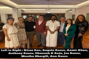 Aamir Khan hosts Traditional Gujarati dinner for Russo Brothers