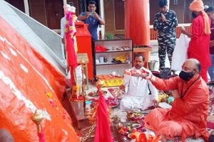 Worshipped at Srinagar, Lord Shiva’s Holy Mace bound for Amaranth