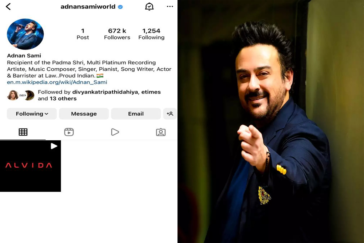 Adnan Sami deletes all his Instagram posts and said Alvida.