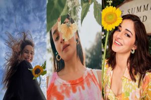 Bollywood Divas spread sunshine with blooming flowers