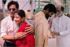 Vignesh Shivan posts pics of Rajini, SRK at his wedding