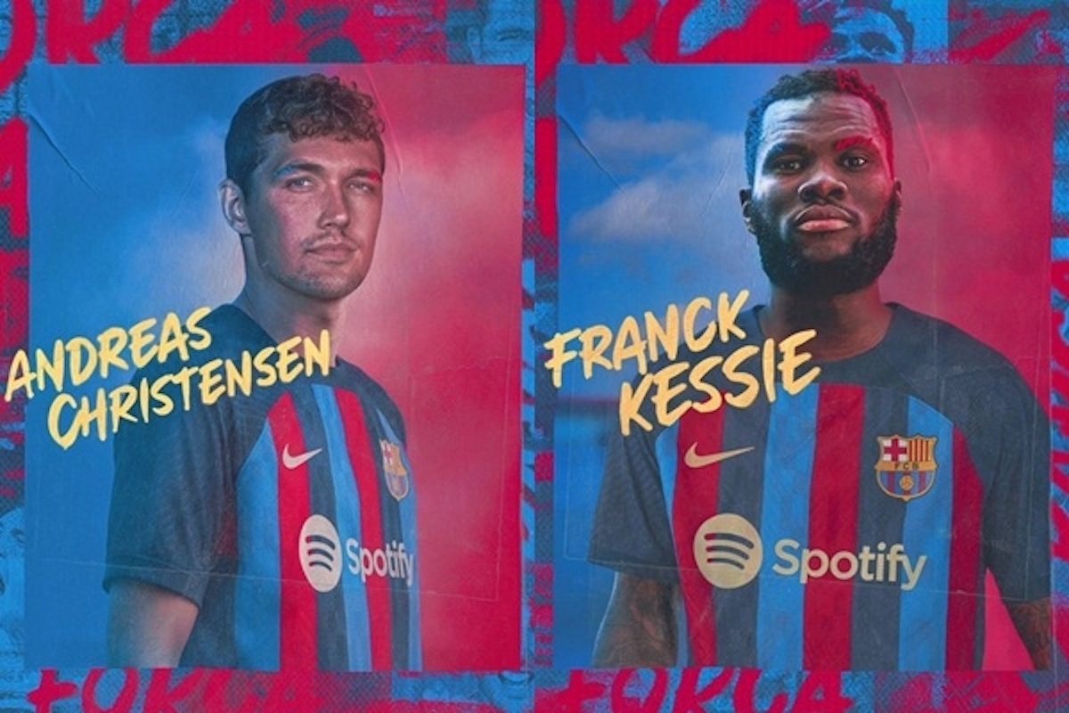 Barcelona menandatangani Andreas Christensen dan Frank Kessie dengan status bebas transfer