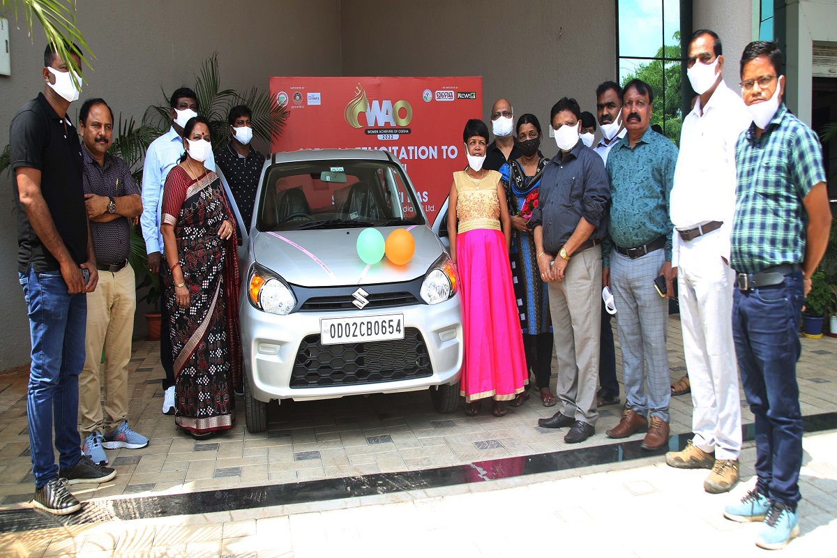 Physically challenged social worker presented with car