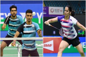 Singapore Open 2022: Saina Nehwal and Arjun-Kapila duo advance to quarterfinals