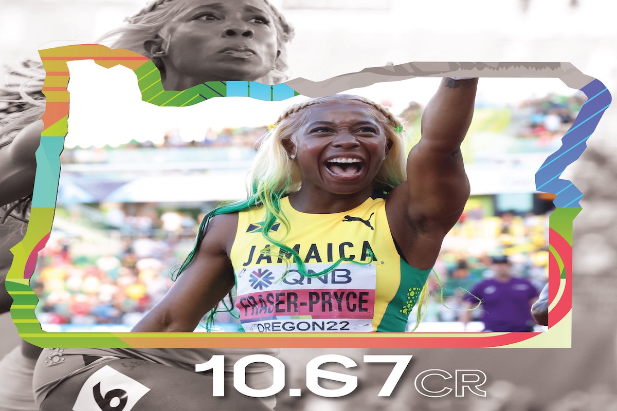 World Athletics Championship, Shelly-Ann Fraser-Pryce, Jamaica, 100m,