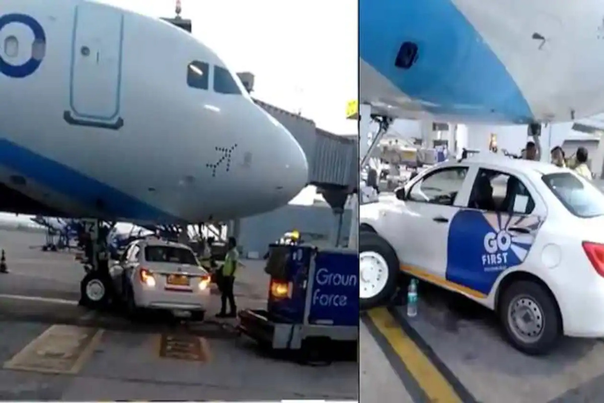 Car moves under IndiGo aircraft parked at IGIA, DGCA orders inquiry