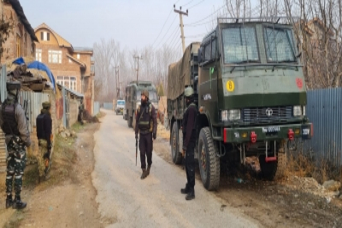 3 LeT terrorists trapped in J&K’s Budgam encounter